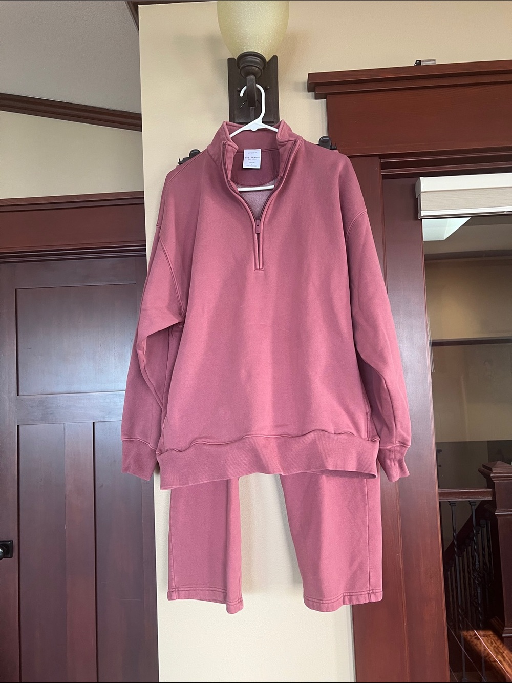 Aritzia boyfriend half zip sweatshirt - Picture 10 of 10